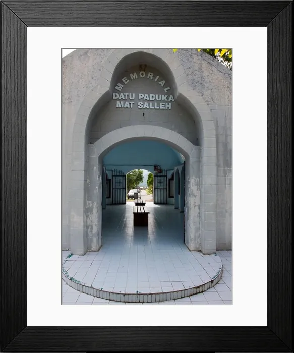Framed Print : The Mat Salleh Memorial Centre near Kg Tibabar Tambunan Sabah Malaysia Framed Print : The Mat Salleh Memorial Centre near Kg Tibabar Tambunan Sabah Malaysia