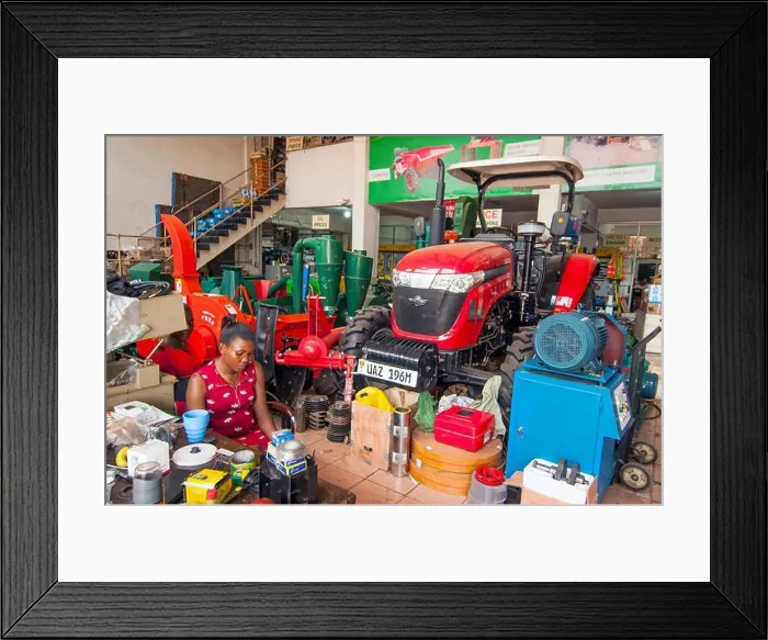 Framed Print : Interior, farming equipment store, Jinja Road, Kampala, Uganda Framed Print : Interior, farming equipment store, Jinja Road, Kampala, Uganda