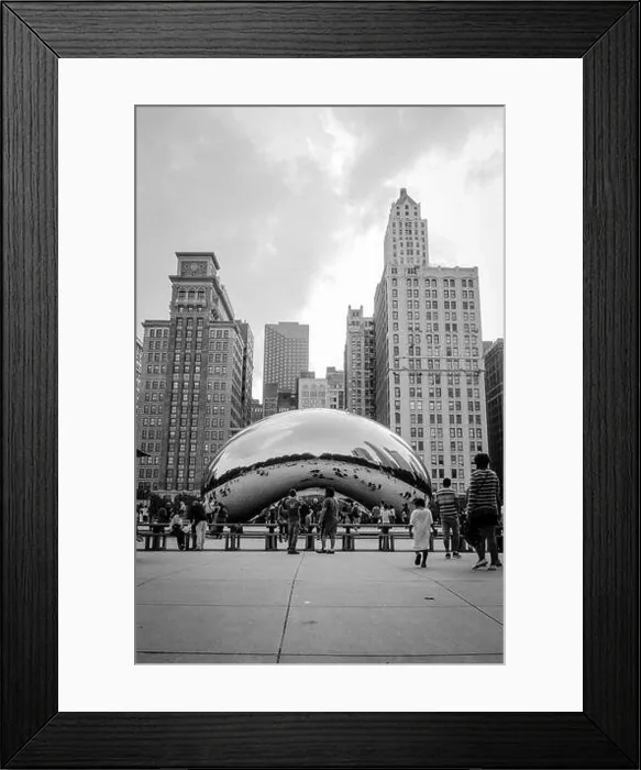 Framed Print : Chicago - The Bean Framed Print : Chicago - The Bean