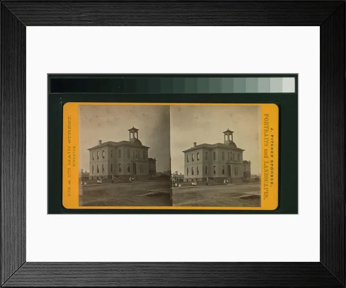 Framed Print : Franklin School House, Stockton, Cal Franklin School House, Stockton, CalFranklin School House, Stockton, Cal