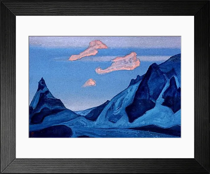 Framed Print : Himalayas by Nicholas Roerich Framed Print : Himalayas by Nicholas Roerich