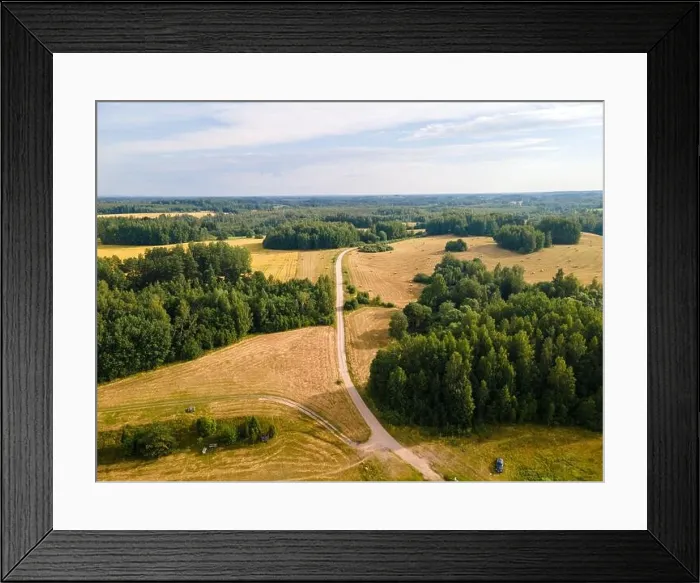 Framed Print : Rural areas of Latvia Framed Print : Rural areas of Latvia