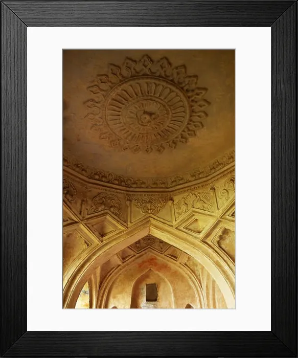 Framed Print : ceiling, Panhala fort, kolhapur, maharashtra, india, asia Framed Print : ceiling, Panhala fort, kolhapur, maharashtra, india, asia