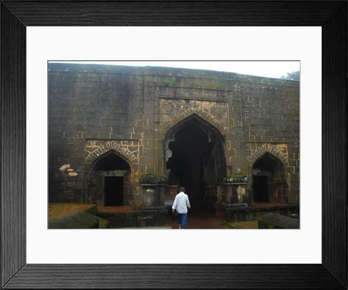 Framed Print : panhala fort, the teen darwaza Framed Print : panhala fort, the teen darwaza