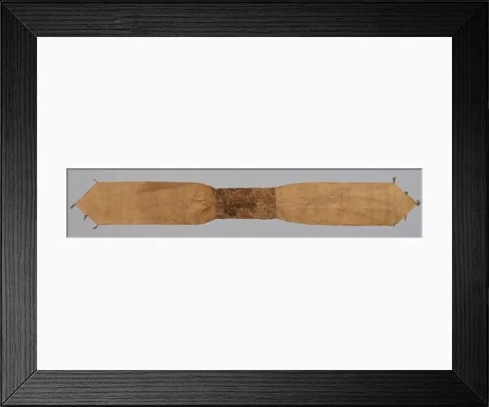 Framed Print : Silk Belt, 907-1125. China, Liao dynasty (907-1125). Compound twill weave, silk; overall: 24.3 x 197.5 cm (9 9 / 16 x 77 3 / 4 in.) Framed Print : Silk Belt, 907-1125. China, Liao dynasty (907-1125). Compound twill weave, silk; overall: 24.3 x 197.5 cm (9 9 / 16 x 77 3 / 4 in.)