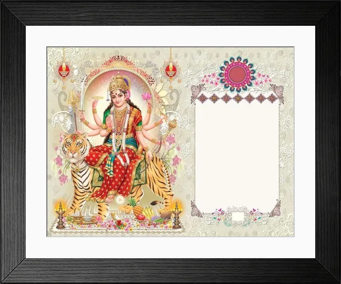 Framed Print : Hindu Festival Ambe Maa, Goddess Dugra High Resolution photo Framed Print : Hindu Festival Ambe Maa, Goddess Dugra High Resolution photo