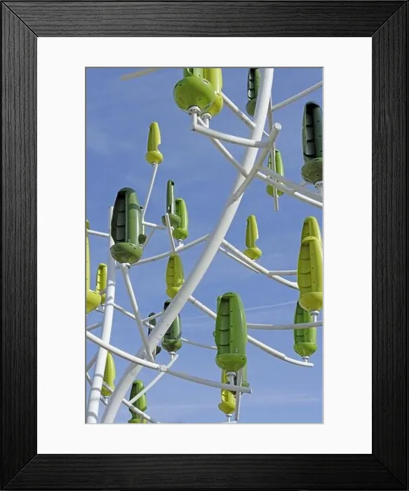 Framed Print : France, Seine-Saint-Denis (93), Aubervilliers, the wind tree, the wind turbine of the company Newwind Framed Print : France, Seine-Saint-Denis (93), Aubervilliers, the wind tree, the wind turbine of the company Newwind