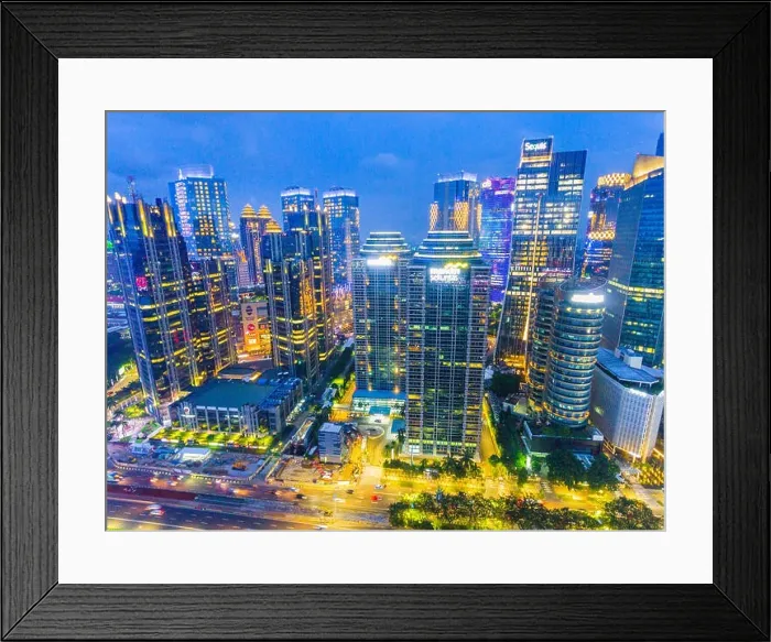 Framed Print : Jakarta's financial district of SCBD (Sudirman Central Business District) which include Jakarta's Stock Exchange Framed Print : Jakarta's financial district of SCBD (Sudirman Central Business District) which include Jakarta's Stock Exchange