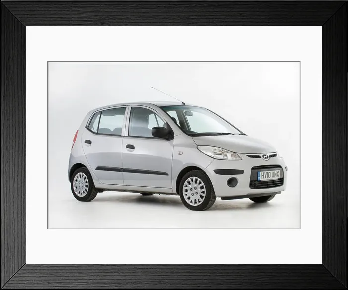 Framed Print : 2010 Hyundai i10 Framed Print : 2010 Hyundai i10