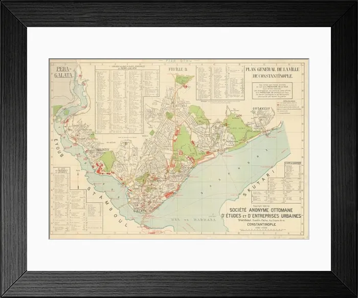 Framed Print : Constantinople Map, Constantinople Plan, Constantinople Print, Constantinople Poster, Old Constantinople, Istanbul Map, Istanbul Plan, Istanbul Poster Framed Print : Constantinople Map, Constantinople Plan, Constantinople Print, Constantinople Poster, Old Constantinople, Istanbul Map, Istanbul Plan, Istanbul Poster