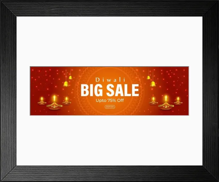 Framed Print : Vector illustration of Happy Diwali Sale social media feed template Framed Print : Vector illustration of Happy Diwali Sale social media feed template