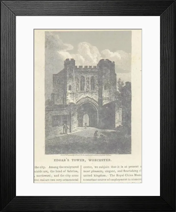 Framed Print : Image from page 161 of The antiquarian and topographical cabinet containing a series of elegant views [engraved by J. S Framed Print : Image from page 161 of The antiquarian and topographical cabinet containing a series of elegant views [engraved by J. S