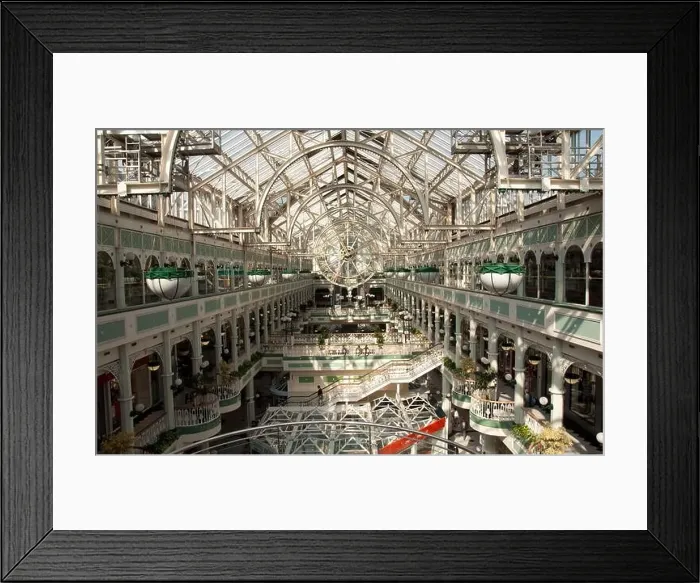 Framed Print : St Stephen's Green Shopping Centre, Dublin, Eire. Elegant old building converted into shopping centre / mall Framed Print : St Stephen's Green Shopping Centre, Dublin, Eire. Elegant old building converted into shopping centre / mall