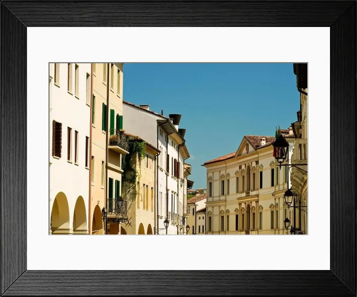 Framed Print : The historic center of Conegliano Veneto, in the province of Treviso. Veneto, Italy Framed Print : The historic center of Conegliano Veneto, in the province of Treviso. Veneto, Italy