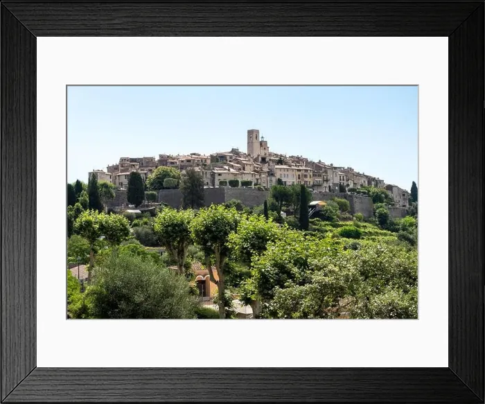 Framed Print : Medieval hill town of Saint-Paul-de-Vence, Provence-Alpes-Côte d'Azur, France Framed Print : Medieval hill town of Saint-Paul-de-Vence, Provence-Alpes-Côte d'Azur, France