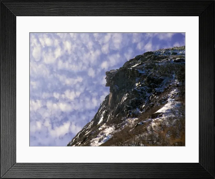 Framed Print : Old Man Mt of White Mountain New Hampshire USA Framed Print : Old Man Mt of White Mountain New Hampshire USA