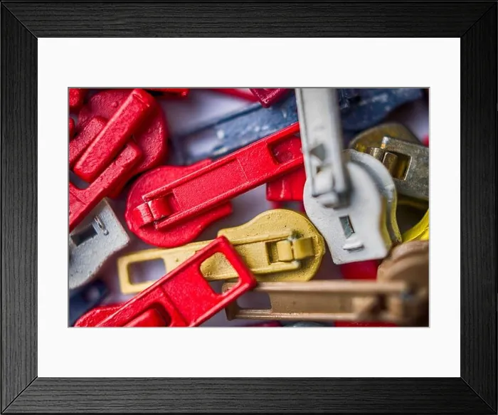 Framed Print : Close up view of many sliders Framed Print : Close up view of many sliders
