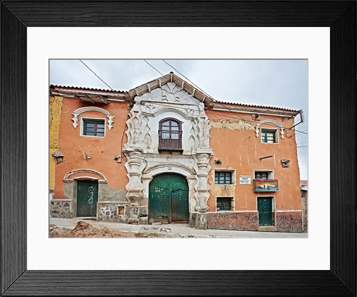 Framed Print : Colonial architecture in Potosi, Bolivia Framed Print : Colonial architecture in Potosi, Bolivia