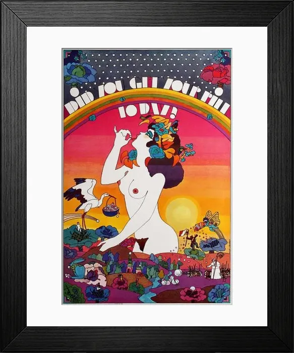 Framed Print : Did you get your pill today?. Museum: PRIVATE COLLECTION. Author: Nicole Claveloux Framed Print : Did you get your pill today?. Museum: PRIVATE COLLECTION. Author: Nicole Claveloux