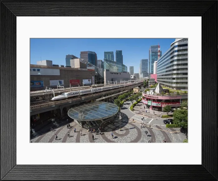 Framed Print : Japan, Tokyo City, Yurakucho Station, Bullet Train Framed Print : Japan, Tokyo City, Yurakucho Station, Bullet Train