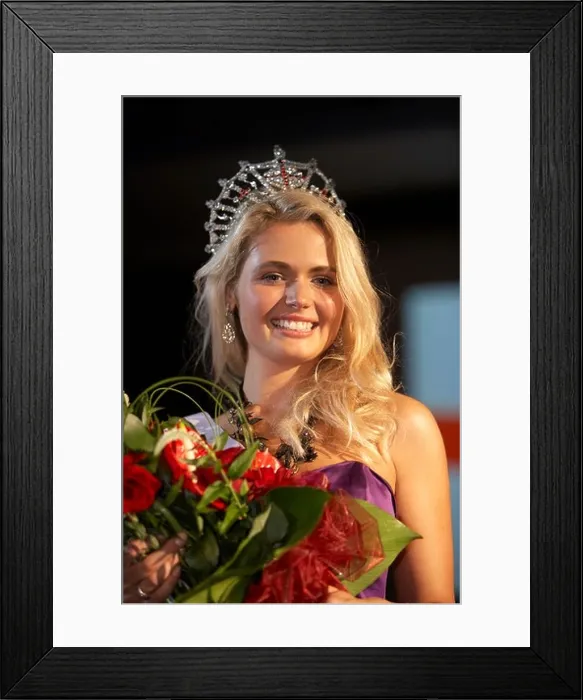 Framed Print : Laura Coleman Miss England Final 2008 Framed Print : Laura Coleman Miss England Final 2008