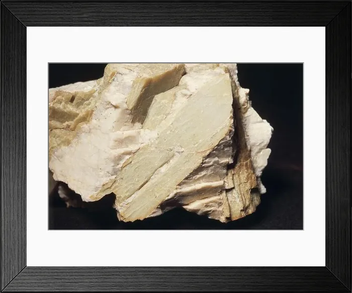 Framed Print : Minerals: Spodumene (Lithium Aluminum Silicate) Framed Print : Minerals: Spodumene (Lithium Aluminum Silicate)