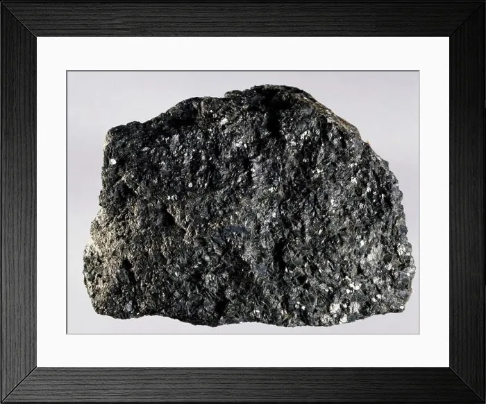 Framed Print : Hornblendite, igneous rock, from Val d'Ossola, Italy Framed Print : Hornblendite, igneous rock, from Val d'Ossola, Italy