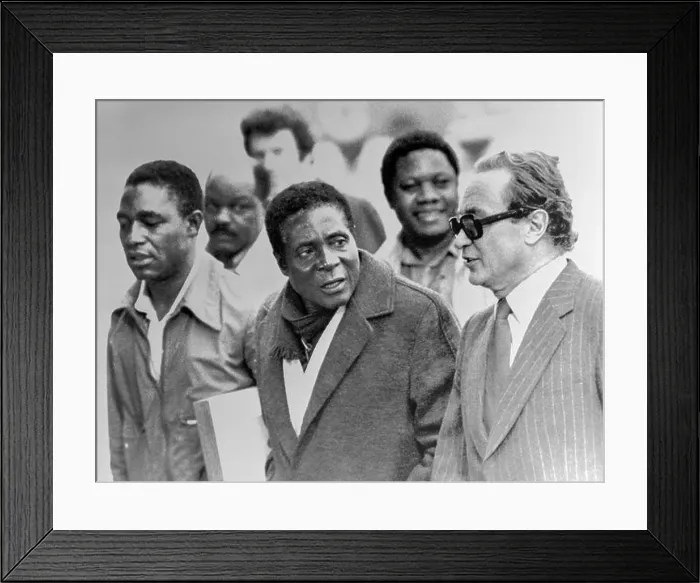 Framed Print : 24th October 1976. Geneva, Switzerland. Guerrilla leader Robert Mugabe, Secretary General of the Zimbabwe African Nations Union Framed Print : 24th October 1976. Geneva, Switzerland. Guerrilla leader Robert Mugabe, Secretary General of the Zimbabwe African Nations Union