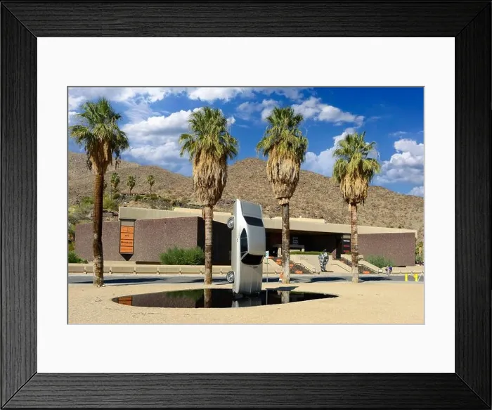 Framed Print : Gonzalo Lebrija History of Suspended Time outside the Palm Springs Museum of Art, CA Framed Print : Gonzalo Lebrija History of Suspended Time outside the Palm Springs Museum of Art, CA
