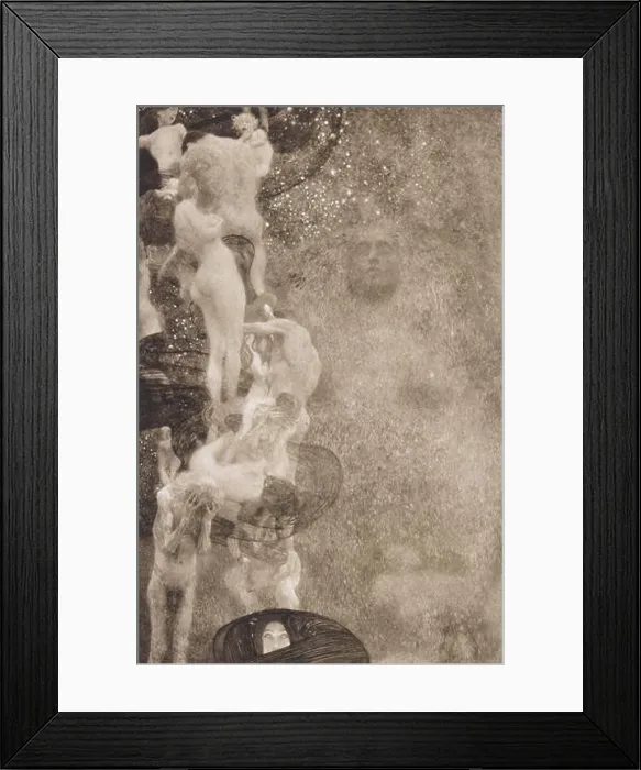 Framed Print : Klimt Philosophie 1898 1907 Framed Print : Klimt Philosophie 1898 1907