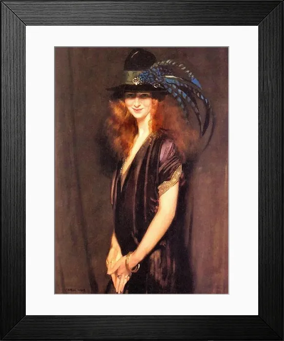 Framed Print : Orpen Sir William - Bridgit (Miss Beatrice Elvery) Framed Print : Orpen Sir William - Bridgit (Miss Beatrice Elvery)