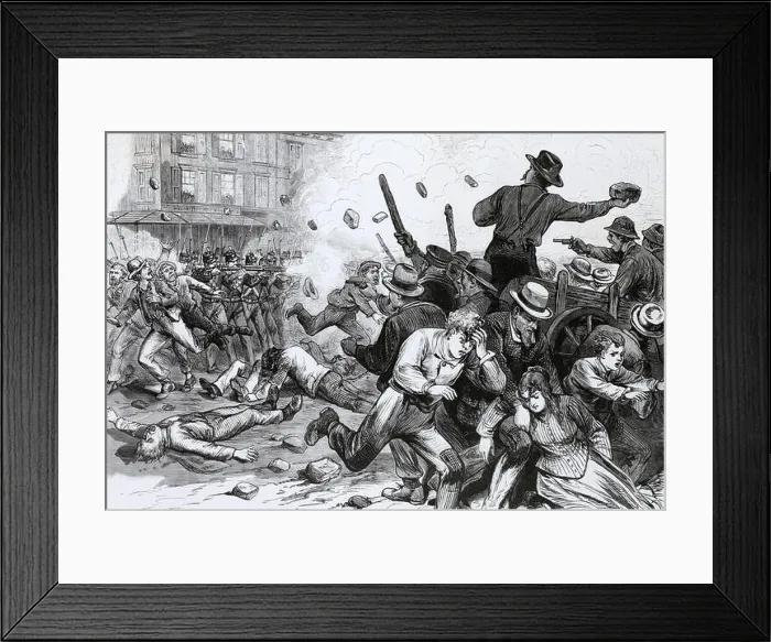 Framed Print : Great Railroad Strike, 1877 Framed Print : Great Railroad Strike, 1877