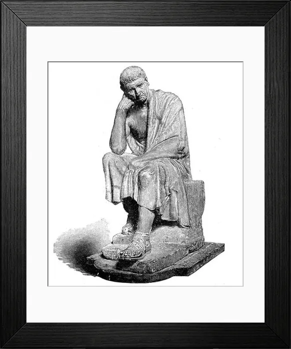 Framed Print : Aristotle, Aristoteles, 384 BC Chr. 322 BC BC, woodcut, Italy Framed Print : Aristotle, Aristoteles, 384 BC Chr. 322 BC BC, woodcut, Italy