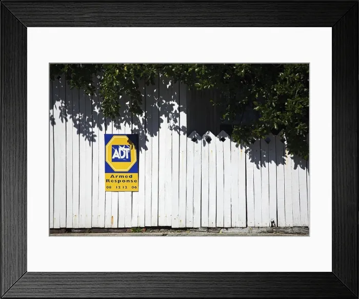Framed Print : Armed response sign Framed Print : Armed response sign