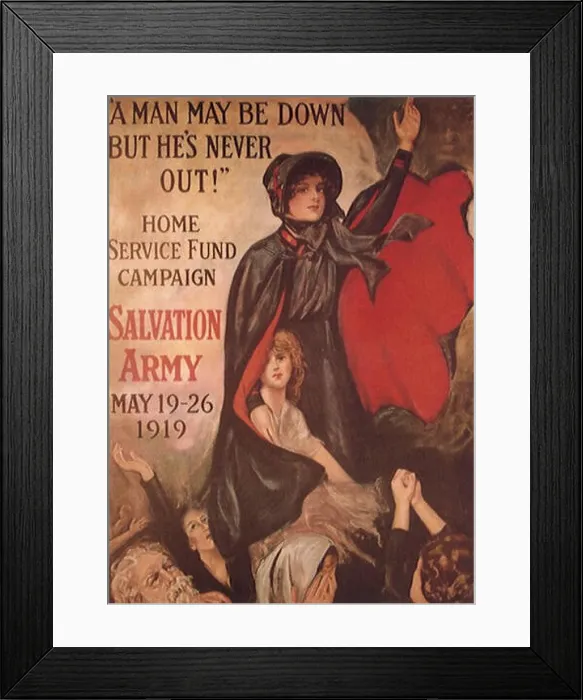Framed Print : A Man May Be Down but He's Never Out! Framed Print : A Man May Be Down but He's Never Out!