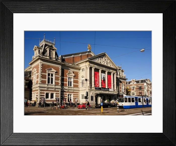 Framed Print : The Concertgebouw, the Netherlands most prestigious concert hall, Amsterdam, the Netherlands Framed Print : The Concertgebouw, the Netherlands most prestigious concert hall, Amsterdam, the Netherlands