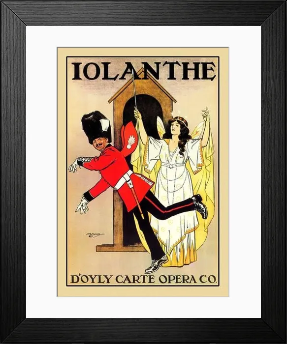 Framed Print : Iolanthe: D'Oyly Carte Opera Company Framed Print : Iolanthe: D'Oyly Carte Opera Company