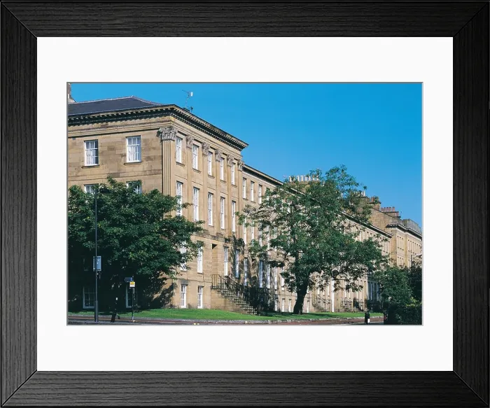 Framed Print : Leazes Terrace Newcastle Upon Tyne University Framed Print : Leazes Terrace Newcastle Upon Tyne University