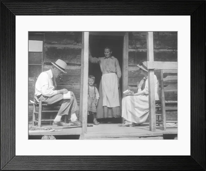 Framed Print : Cecil Sharp, Maud Karpeles, and Lucindy (Mrs Doc) Pratt, Kentucky, USA, 1916-1918 Framed Print : Cecil Sharp, Maud Karpeles, and Lucindy (Mrs Doc) Pratt, Kentucky, USA, 1916-1918