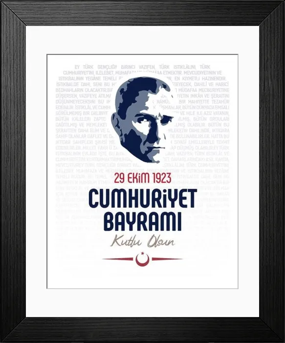 Framed Print : 29 Ekim Cumhuriyet Bayrami Kutlu Olsun.29 october Republic Day Turkey and the National Day in Turkey.Poster template for celebrating event party Framed Print : 29 Ekim Cumhuriyet Bayrami Kutlu Olsun.29 october Republic Day Turkey and the National Day in Turkey.Poster template for celebrating event party