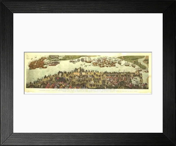 Framed Print : Cowdray engraving-full-lowres Framed Print : Cowdray engraving-full-lowres