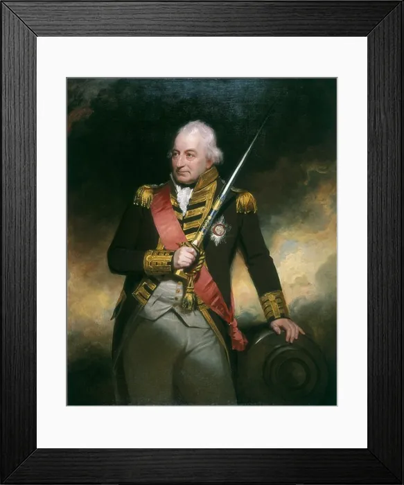 Framed Print : Admiral John Jervis, c1801. Artist: Sir William Beechey Framed Print : Admiral John Jervis, c1801. Artist: Sir William Beechey