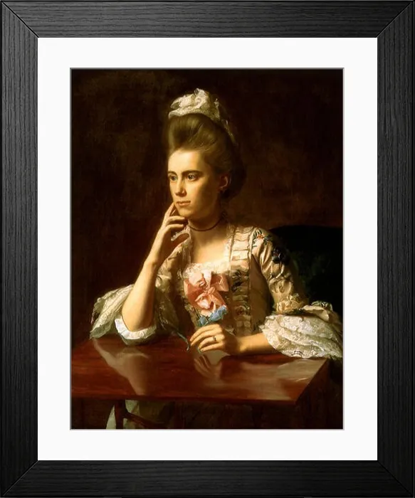 Framed Print : Portrait of Mrs. Richard Skinner, Copley, John Singleton, 1772 Framed Print : Portrait of Mrs. Richard Skinner, Copley, John Singleton, 1772