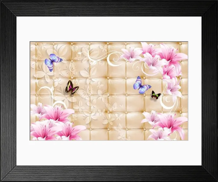 Framed Print : 3d wallpaper design and beautiful wall brick background Framed Print : 3d wallpaper design and beautiful wall brick background