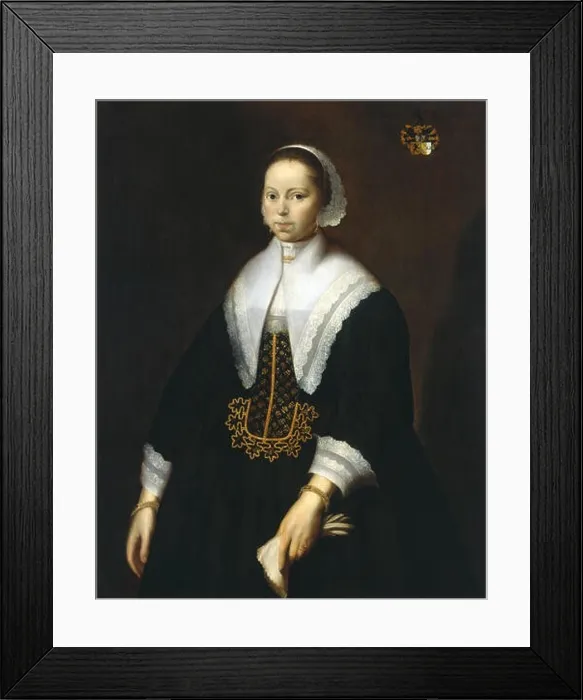 Framed Print : Meenwertien Fockens (ca. 1620-1645). Nederlands: Meenwertien Fockens (ca. 1620-1645). Dochter van Jacob Fockensen Ettien Louwens Framed Print : Meenwertien Fockens (ca. 1620-1645). Nederlands: Meenwertien Fockens (ca. 1620-1645). Dochter van Jacob Fockensen Ettien Louwens
