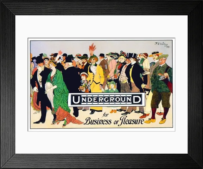 Framed Print : The London Underground (also known as the Tube or simply the Underground) is a public rapid transit system serving a large part of Greater London Framed Print : The London Underground (also known as the Tube or simply the Underground) is a public rapid transit system serving a large part of Greater London
