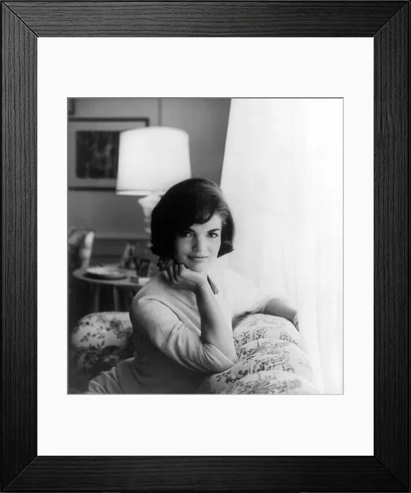 Framed Print : Jackie Kennedy. First official White House photograph of Jacqueline Kennedy, wife of John F Kennedy, the 35th President of the USA, 1961 Framed Print : Jackie Kennedy. First official White House photograph of Jacqueline Kennedy, wife of John F Kennedy, the 35th President of the USA, 1961