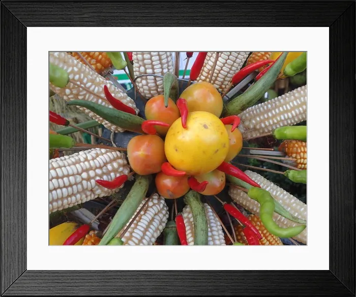Framed Print : Koronadal City, Philippines. 18th July, 2016. Different agricultural products and handicrafts of South Cotabato were showcased through artistically Framed Print : Koronadal City, Philippines. 18th July, 2016. Different agricultural products and handicrafts of South Cotabato were showcased through artistically