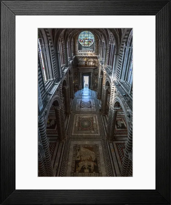 Framed Print : Italy, Siena, inlays of colored marbles of the Duomo's floor Framed Print : Italy, Siena, inlays of colored marbles of the Duomo's floor