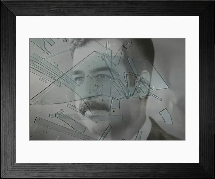 Framed Print : a portrait of deposed iraqi dictator saddam hussein lies in its broken frame inside a government oil company building in kirkuk Framed Print : a portrait of deposed iraqi dictator saddam hussein lies in its broken frame inside a government oil company building in kirkuk